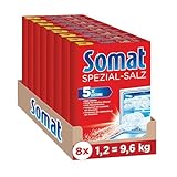 Somat Spezial-Salz (8x1,2 kg), Spülmaschinensalz...